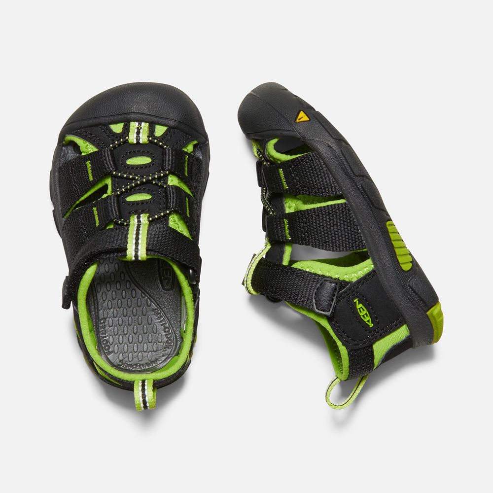 Keen Sandalet Çocuk Siyah/Yeşil - Newport H2 - Türkiye JYFB15472